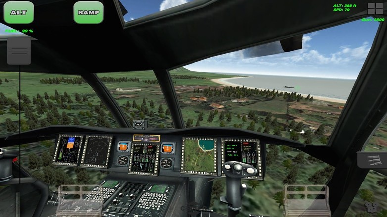 Chinook Helicopter Flight Sim截图2