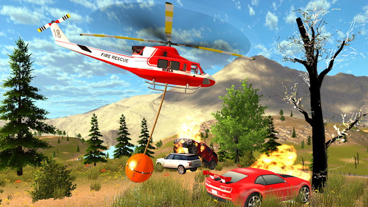 Helicopter Flying Simulator: Car Driving截图4