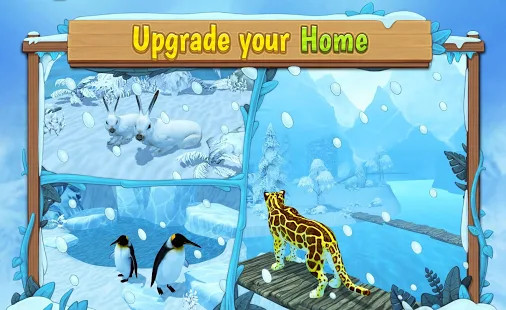 Snow Leopard Family Sim Online截图4