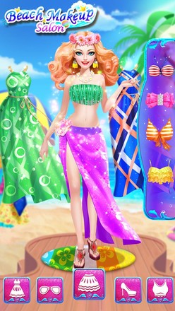 沙灘派對 – 化妝換裝遊戲截图2