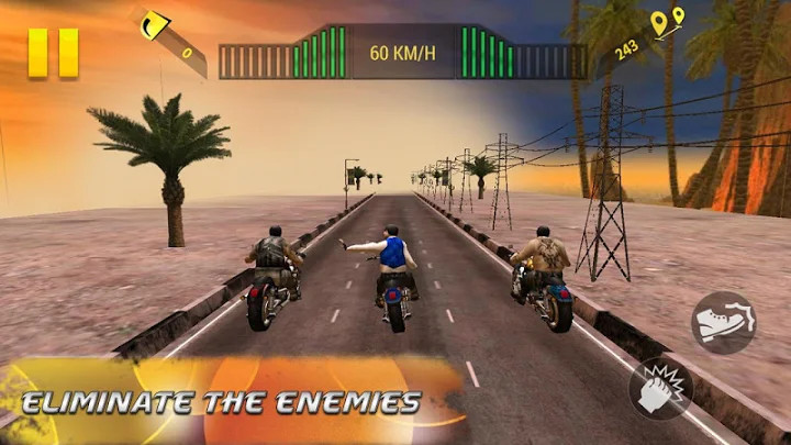 Moto Attack 3D Bike Race 2016截图1