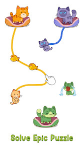 Cat Puzzle: Draw to Kitten截图6