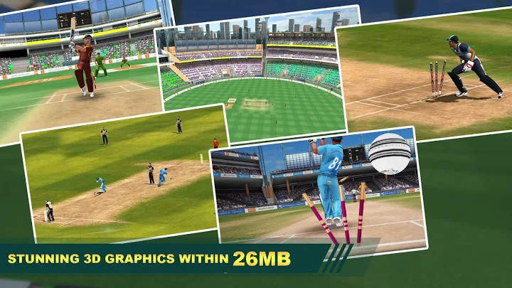 Cricket Lite 3D: World Cricket Bash截图4