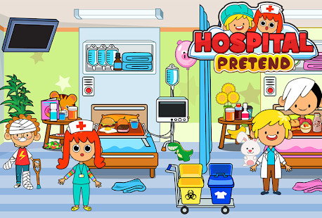 My Pretend Hospital - Kids Hospital Town Life FREE截图3