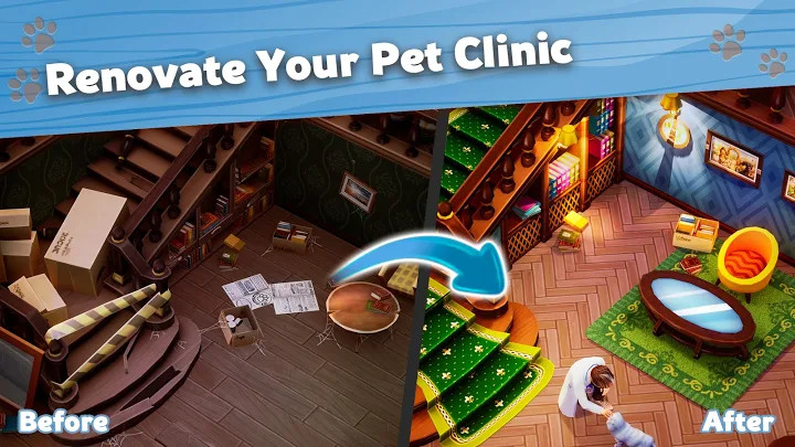 Pet Clinic - Free Puzzle Game With Cute Pets截图4
