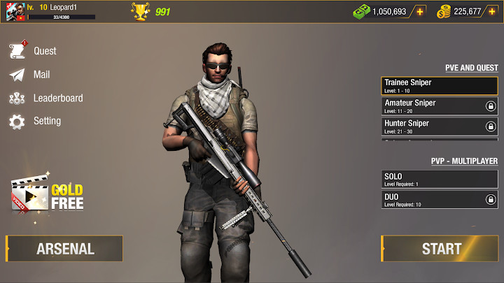 Sniper Warrior: Online PvP Sniper - LIVE COMBAT截图4