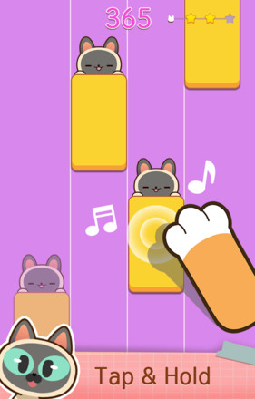 Piano Cat Tiles - Room Design截图1