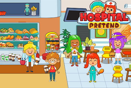 My Pretend Hospital - Kids Hospital Town Life FREE截图1