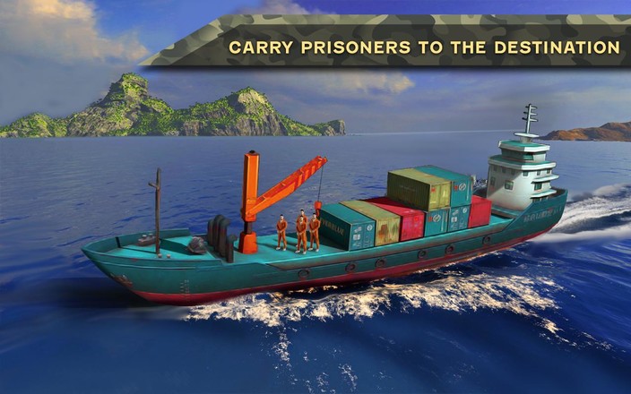 Military Cargo Ship Simulator: Prisoner Transport截图5