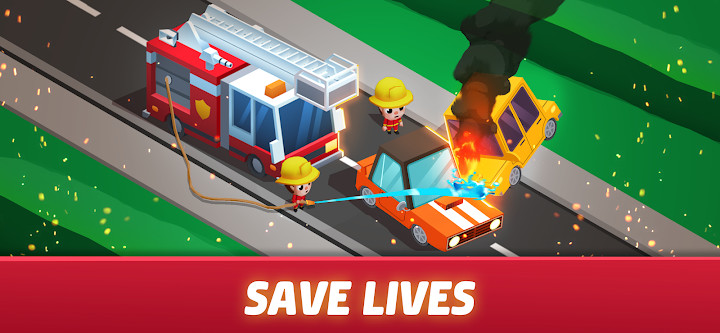 Idle Firefighter Tycoon - Fire Emergency Manager截图3