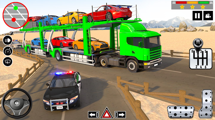 Car Transporter Truck Games 3D截图2