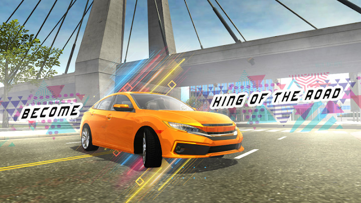 Car Simulator Civic: City Driving截图1