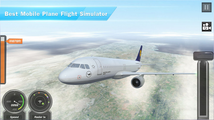 飞机游戏2020：飞机飞行模拟器的3D截图1