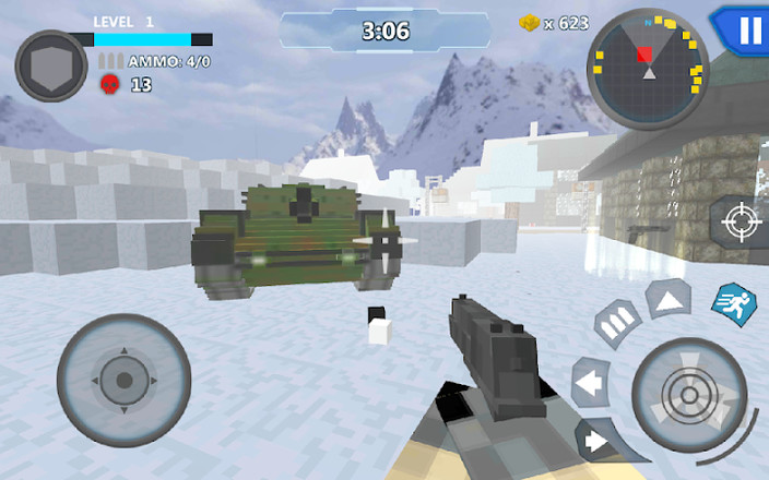 Cube Wars Battlefield Survival截图10