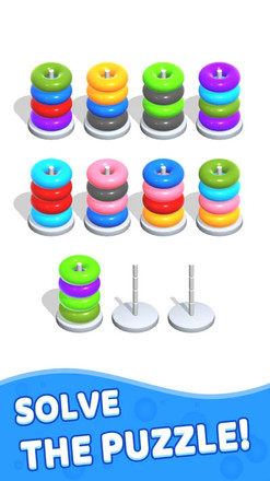 Color Hoop Stack - Sort Puzzle截图1