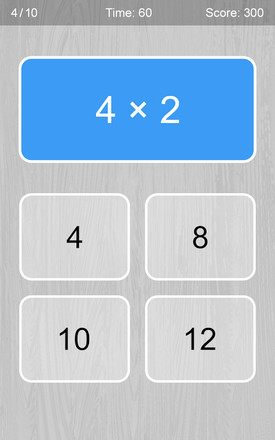 Multiplication Table Game截图2