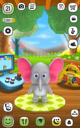 会说话大象 - 虚拟宠物: 儿童游戏截图2