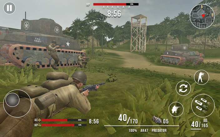 American vs Japanese Sniper - Hunter Survival FPS截图3