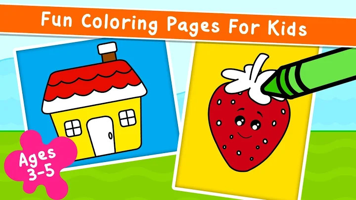儿童着色游戏 - 绘图和彩色图书?截图1