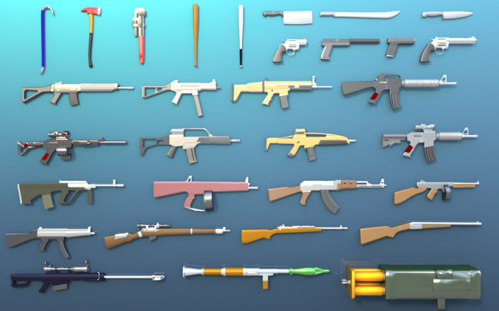 Pixel Smashy War - Gun Craft截图5