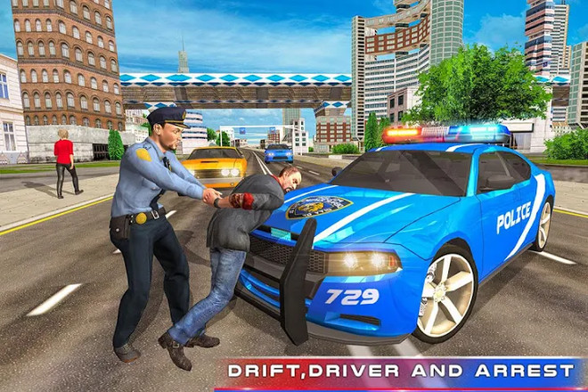 Cops Car Chase Action Game: Police Car Games截图4