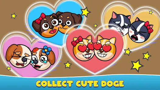 Connect Love Doge: Draw Puzzle截图5