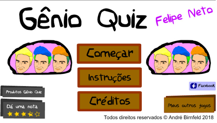 Gênio Quiz Felipe Neto截图2