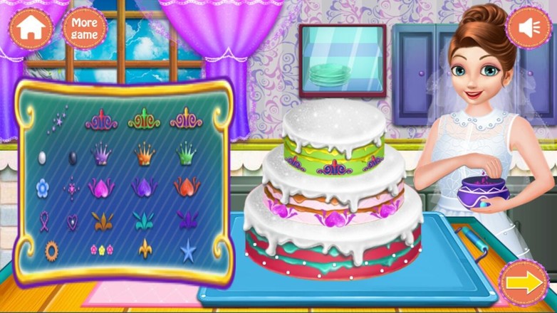 新娘婚礼蛋糕游戏截图8