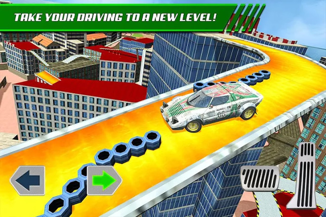 Roof Jumping Car Parking Games截图7