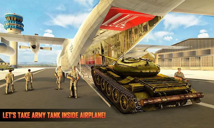 Army Tank Transport Plane Sim : Army Transporter截图4