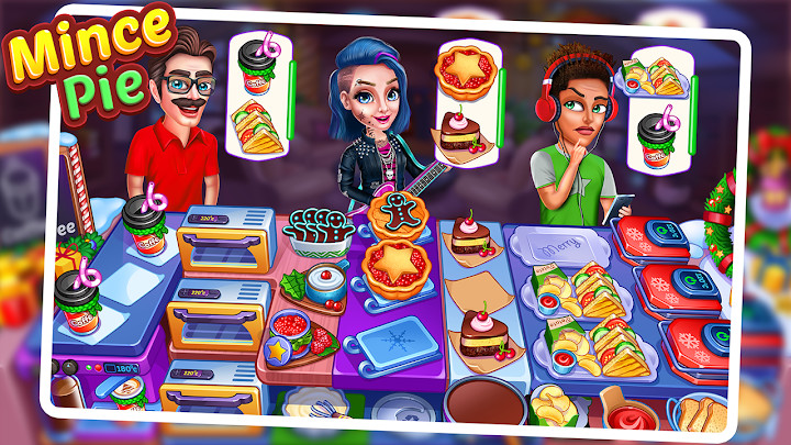 Christmas Cooking : Crazy Food Fever Cooking Games截图2
