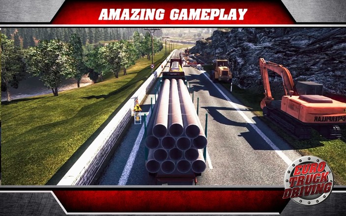 Euro Truck Driving : Cargo Delivery Simulator Game截图4