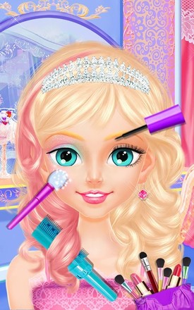 灰姑娘小公主的下午茶 - 兒童甜品制作和女生服裝化妝游戲截图5