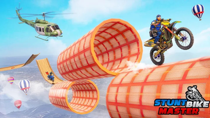 Police Bike Stunt Games: Mega Ramp Stunts Game截图5