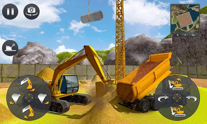 Real Excavator Simulator Master 3D 2019截图1