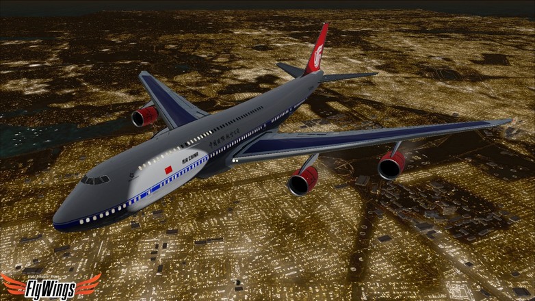 Flight Simulator Night NY Free截图6