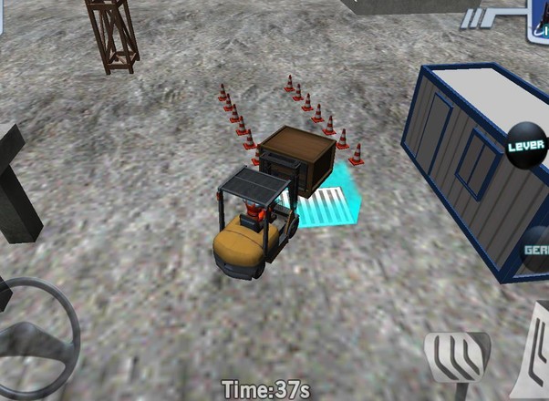 叉车疯狂的3D模拟器截图2