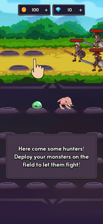 Monsters VS Hunters: Merge Idle RPG Battler截图2