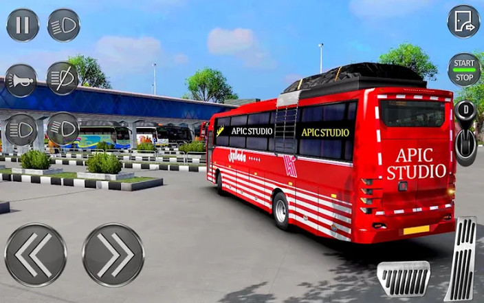 City Coach Bus Driving Sim : Bus Games 2020截图5