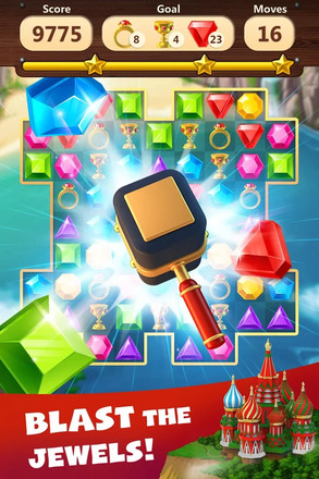 Jewels Planet - Free Match 3 & Puzzle Game截图2