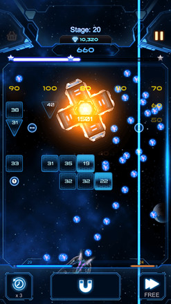 Bricks Breaker Galaxy Shooter截图3