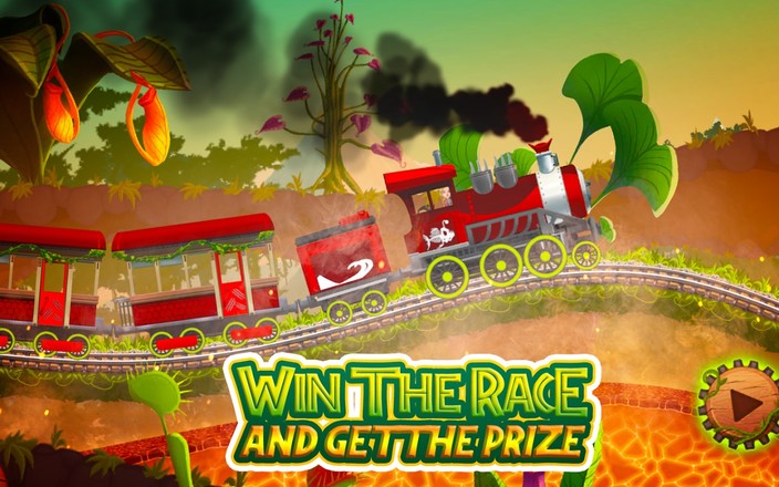 Dinosaur Park Train Race截图7