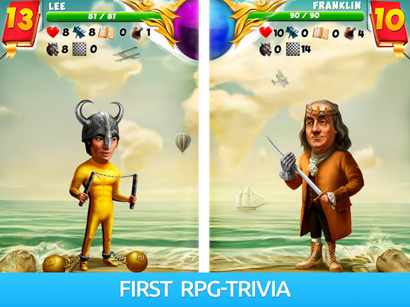 Battle of Geniuses: RPG Trivia Game截图3