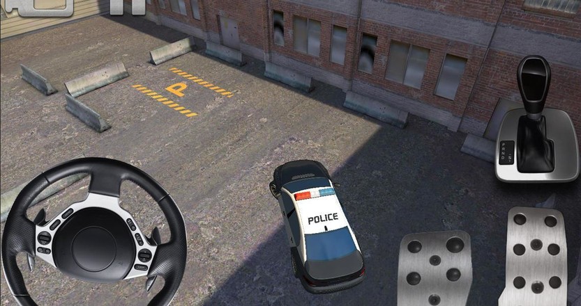 警车停车3D高清截图3