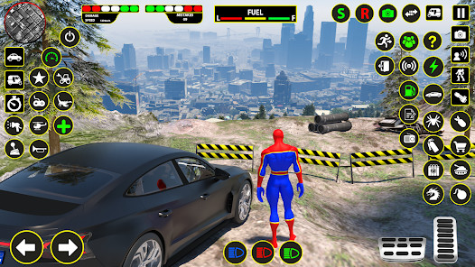 Spider Robot Hero Car Games截图4