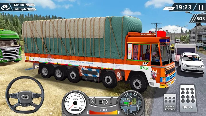 Real Euro Cargo Truck Simulator Driving Free Game截图1