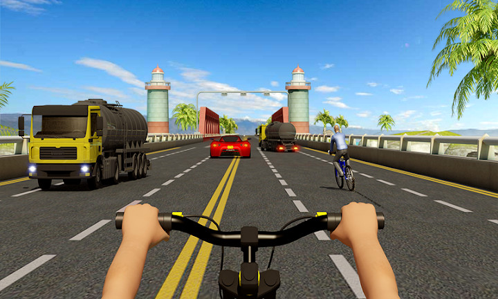 Bicycle Quad Stunt Racing 3D截图2