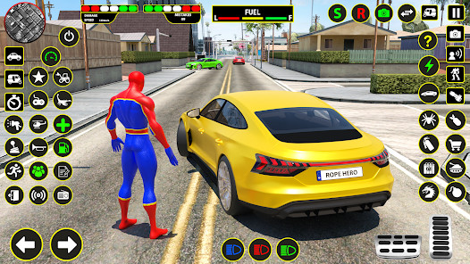 Spider Robot Hero Car Games截图1