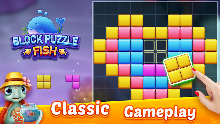 Block Puzzle Fish – Free Puzzle Games截图5