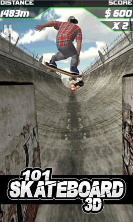 101 Skateboard Racing 3D截图1